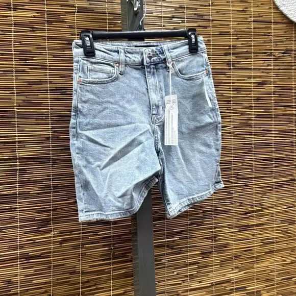 Sanctuary Boy Cut Denim Bermuda Shorts Women's Clothing Archive Wash : 27, Cotto